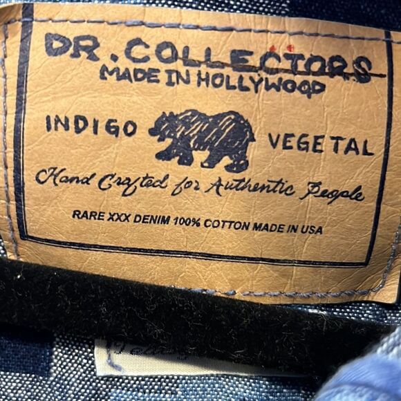 DR COLLECTORS JACQUARD DENIM JACKET NEW NWT S & M - Picture 9 of 10